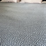HERRINGBONE SILK/WOOL  BLANKET