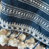 Sea Blue Hand Woven Organic Cotton Cloth