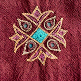 Embroidery Pure Wool Shawl