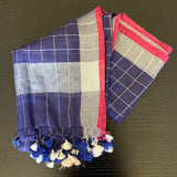 Hand loomed linen shawl