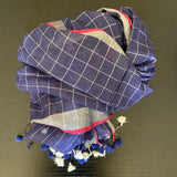 Hand loomed linen shawl