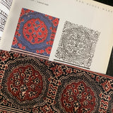 Ajrakh Natural Dyed Hand Block Printed Shawl