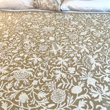 Snowy Garden Bed Throw