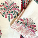 Pink Palms Bedsheet