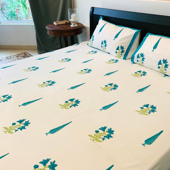 Cypress Floral Bedsheet Set