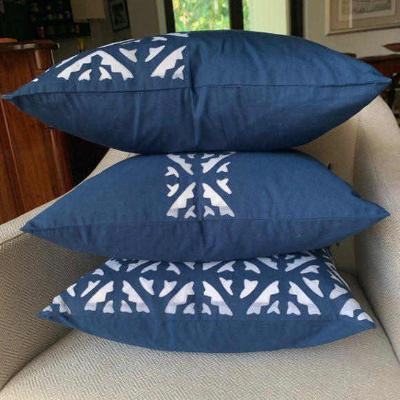 Hand Appliquéd Cushion Covers