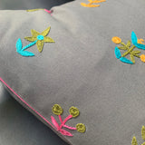 Hand Embroidered Cushion Cover