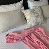 Pink Hand Woven Throw