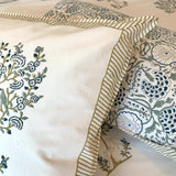 Cotton Hand Block printed bedset