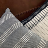 B&W hand woven cushion cover set