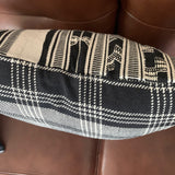 B&W hand woven cushion cover