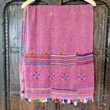 Hand Embroidered Cotton Shawl